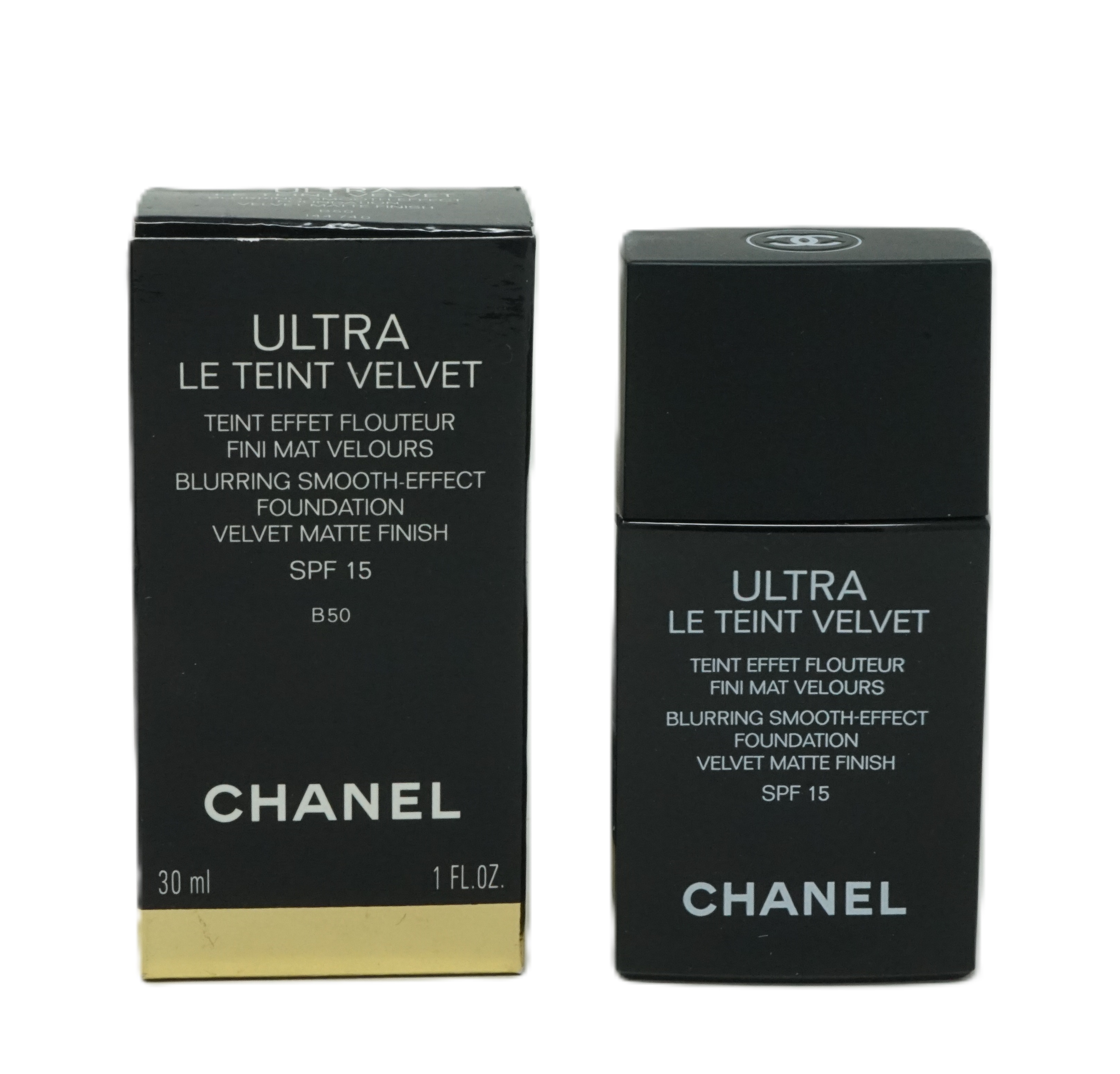 Chanel Le Teint Velvet Matte Finish Foundation 30 ml SPF 15 B50
