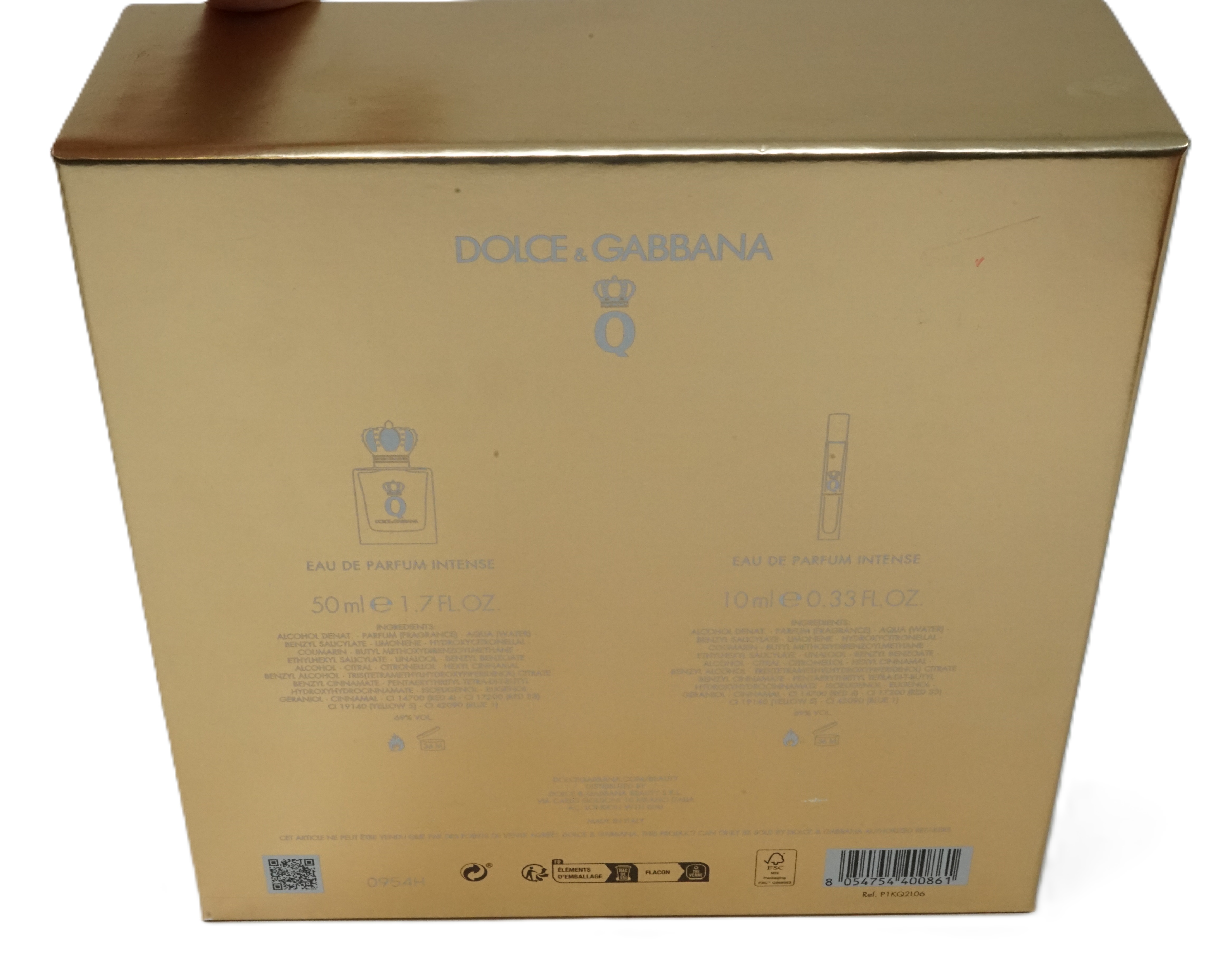 Dolce & Gabbana Q Eau de Parfum Intense 50ml + Eau de Parfum Intense 10 ml