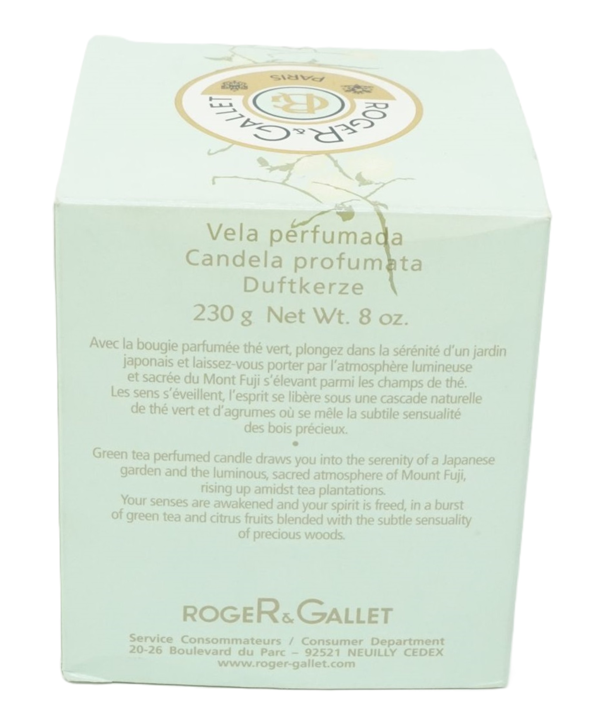 Roger & Gallet Green Tea Duftkerze 230g