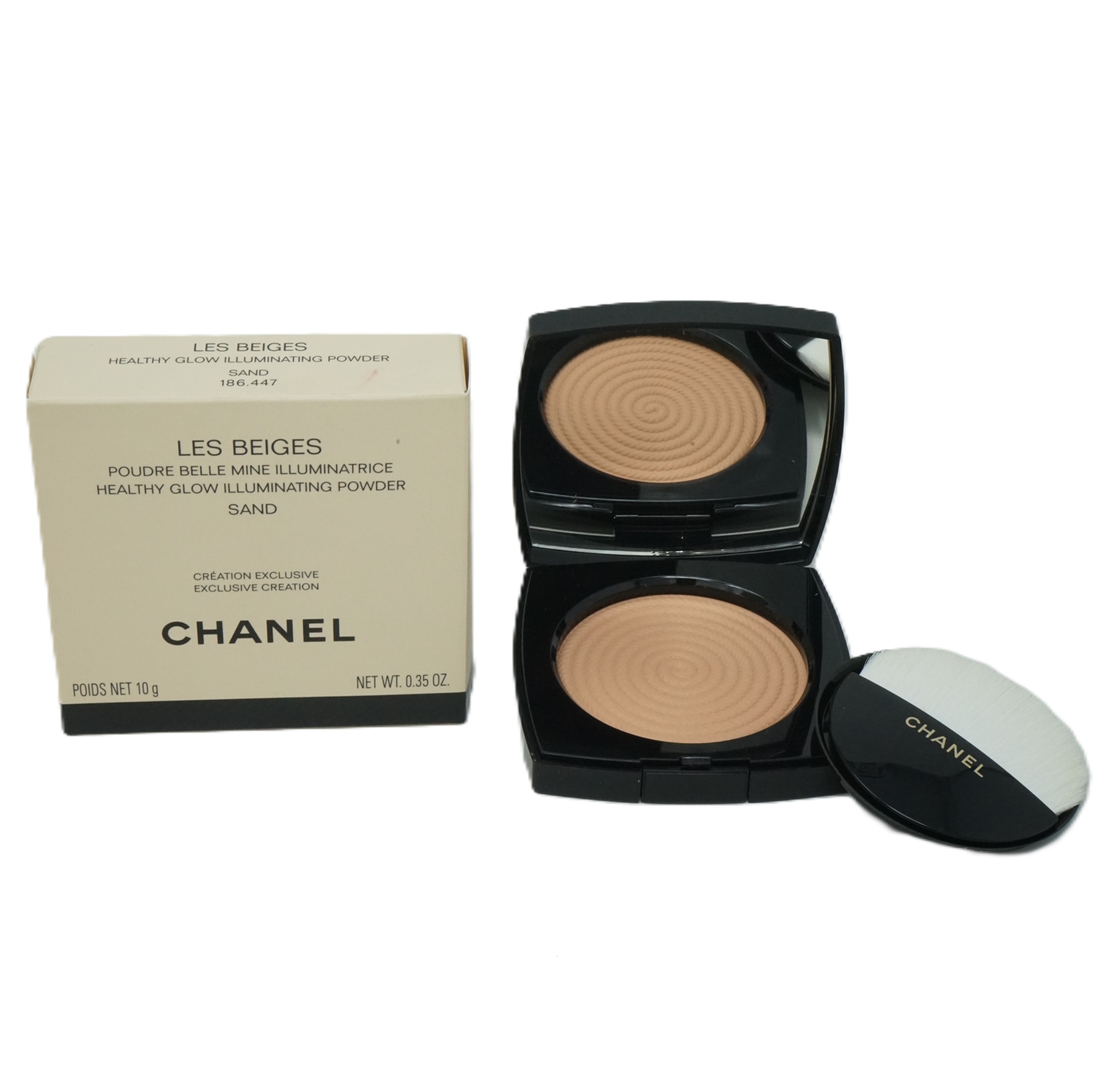 Chanel Les Beiges Healthy Glow Illuminating Powder Puder 10g Sand