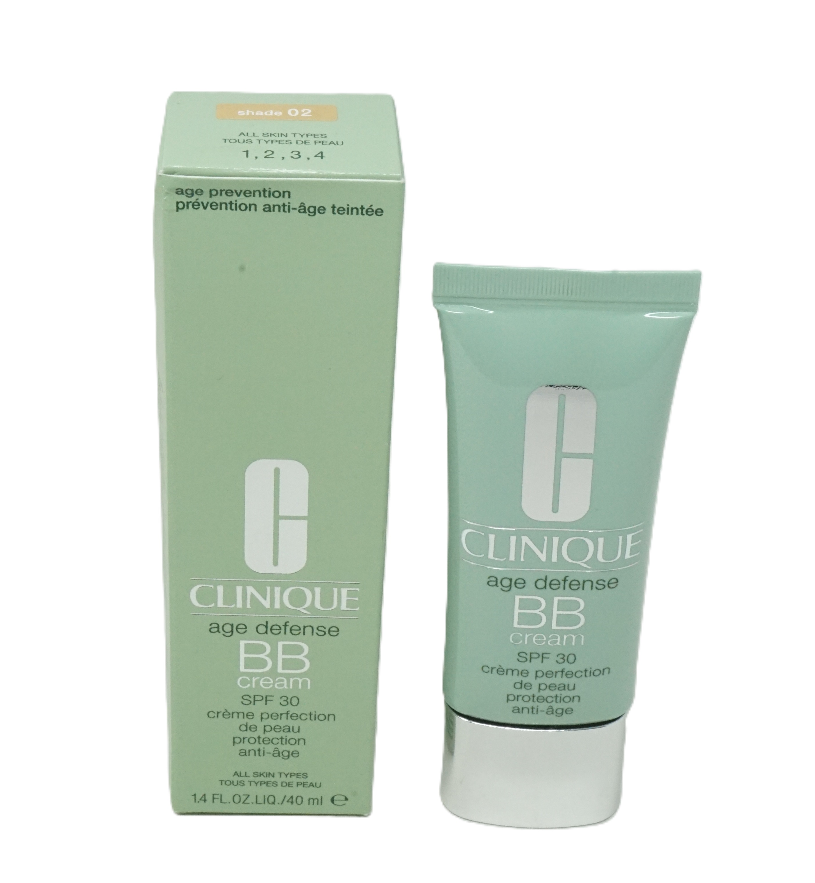 Clinique age defense BB Cream SPF 30 shade 02 all skin types 40ml
