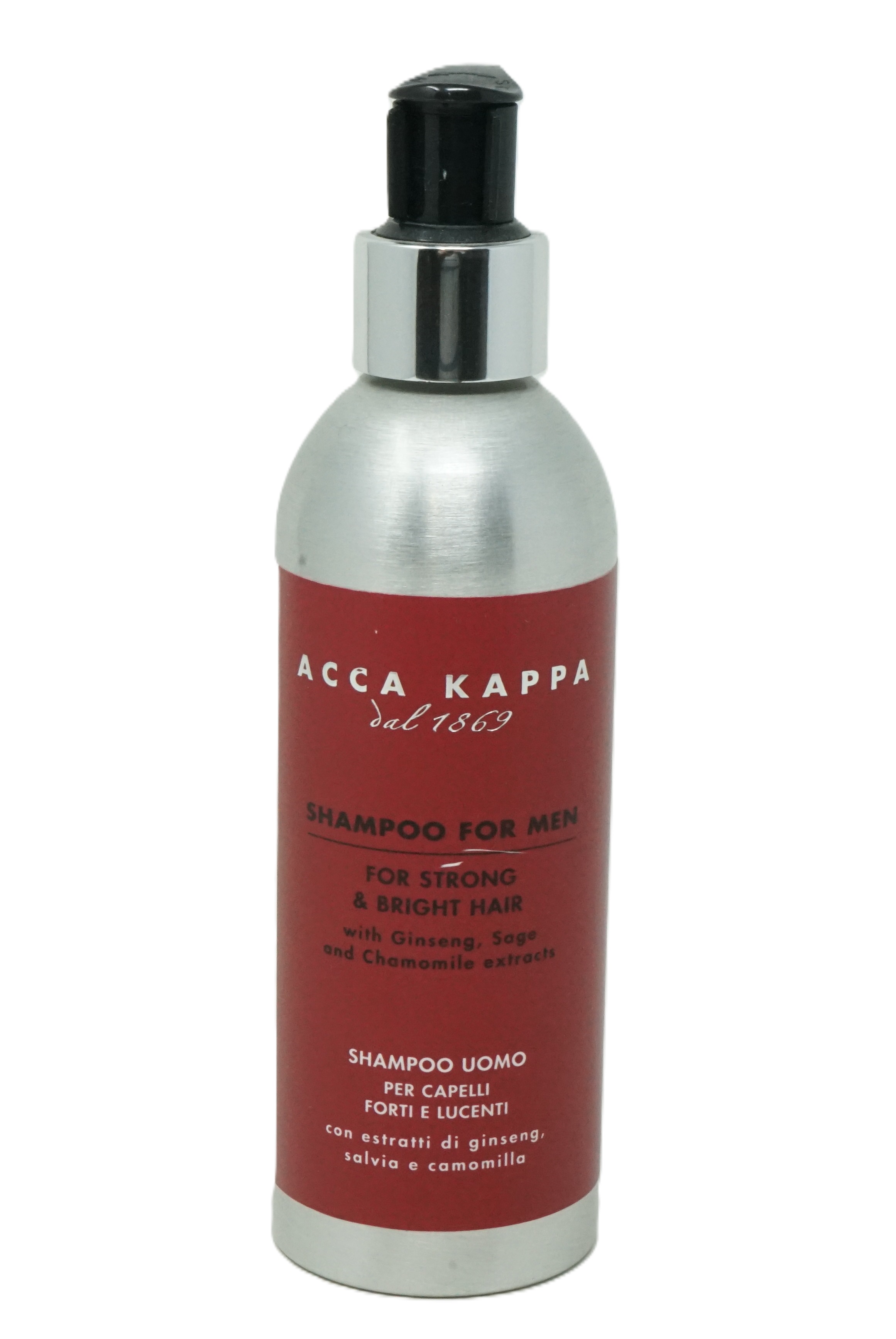Acca Kappa Shampoo for men strong & bright hair 200 ml