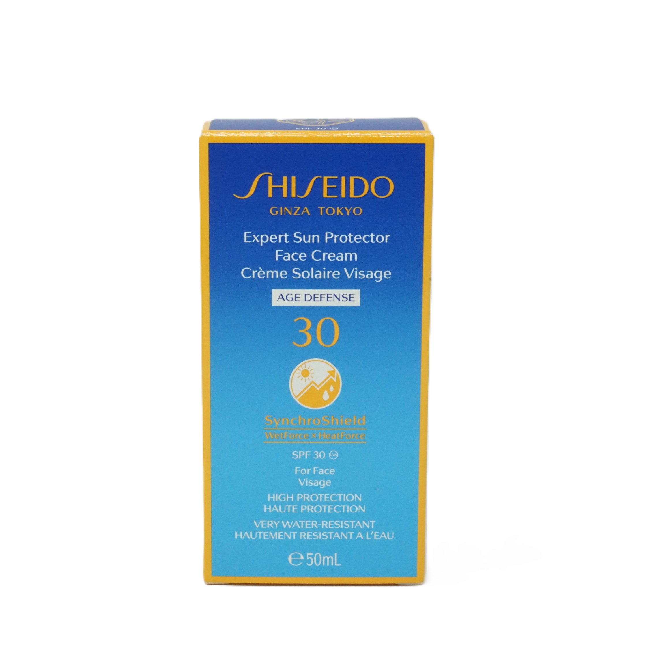 Shiseido Ginzy Tokyo Expert Sun Protector Face Cream SPR30 Age Defense Sonnenschutz 50 ml