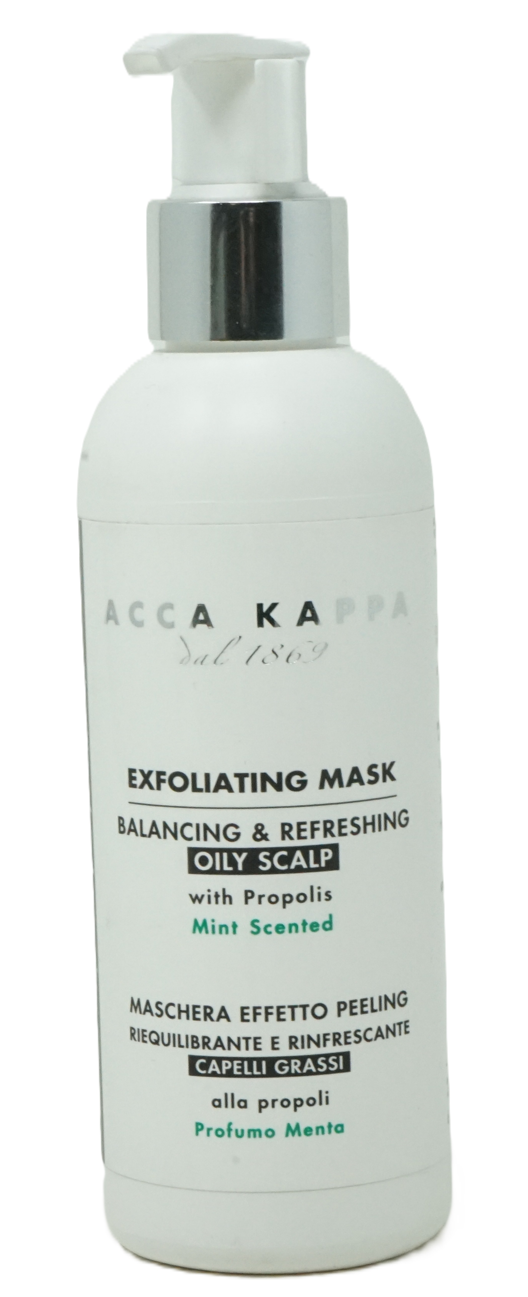 Acca Kappa Exfoliating Mask oily scalp Mint scented 200 ml