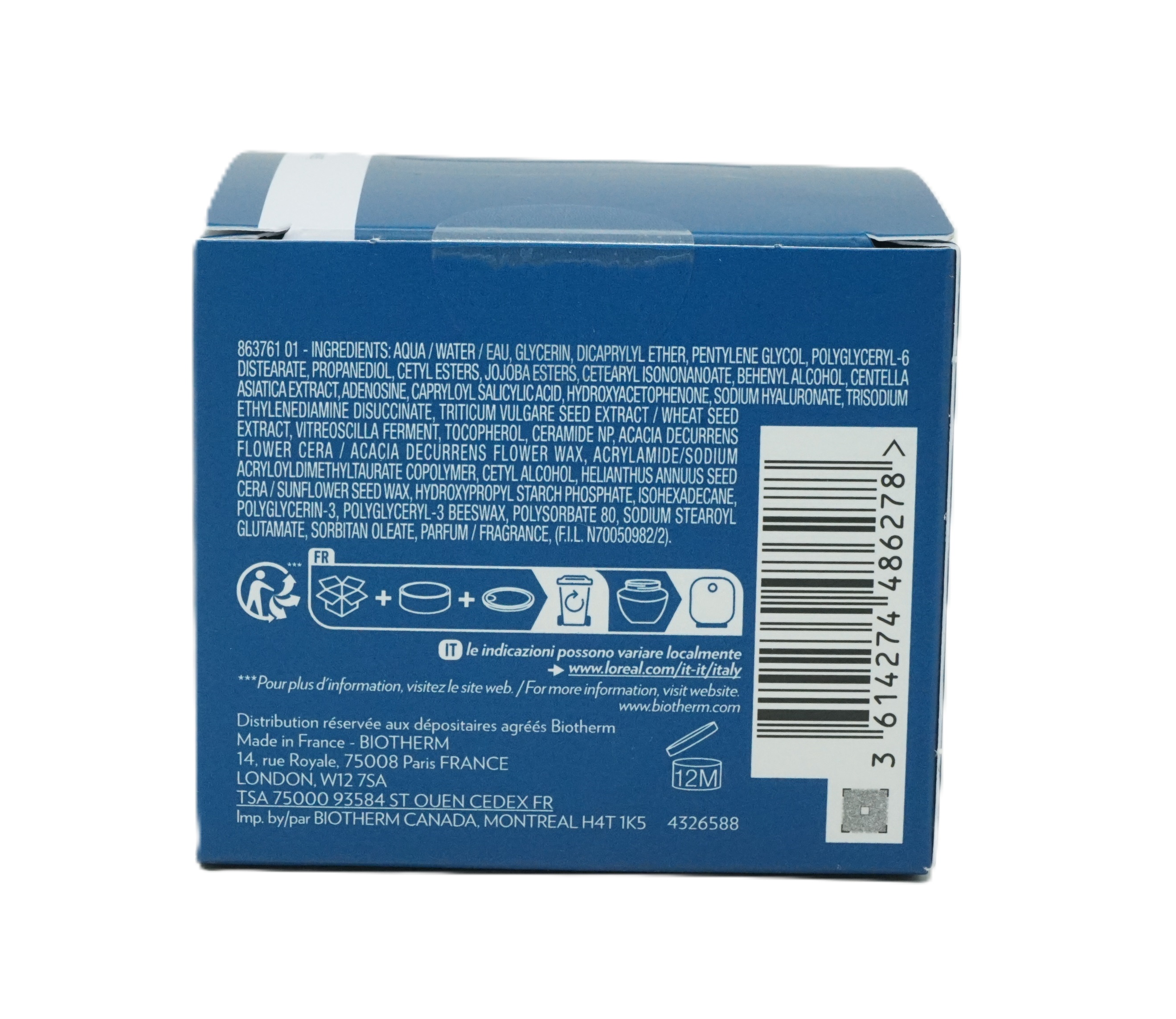 Biotherm Aquasource Hydra Barrier cream 50ml