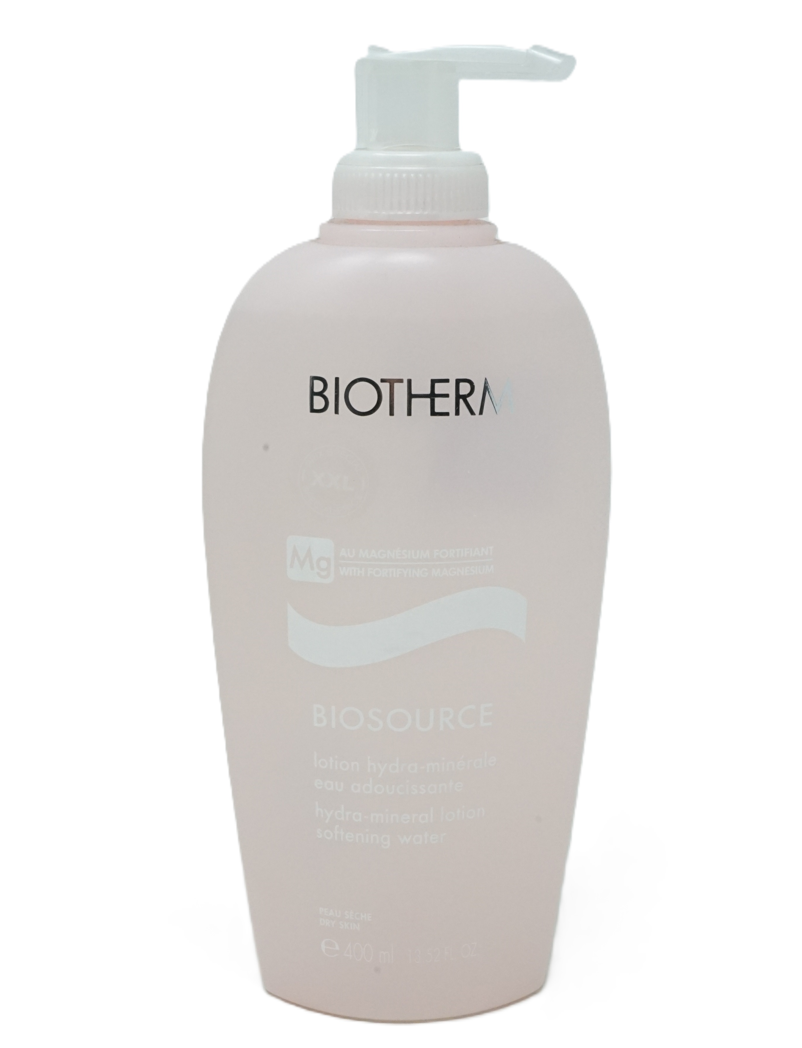 Biotherm Biosource hydrating hydra-mineral lotion softening water with fortifying Magnesium 400ml