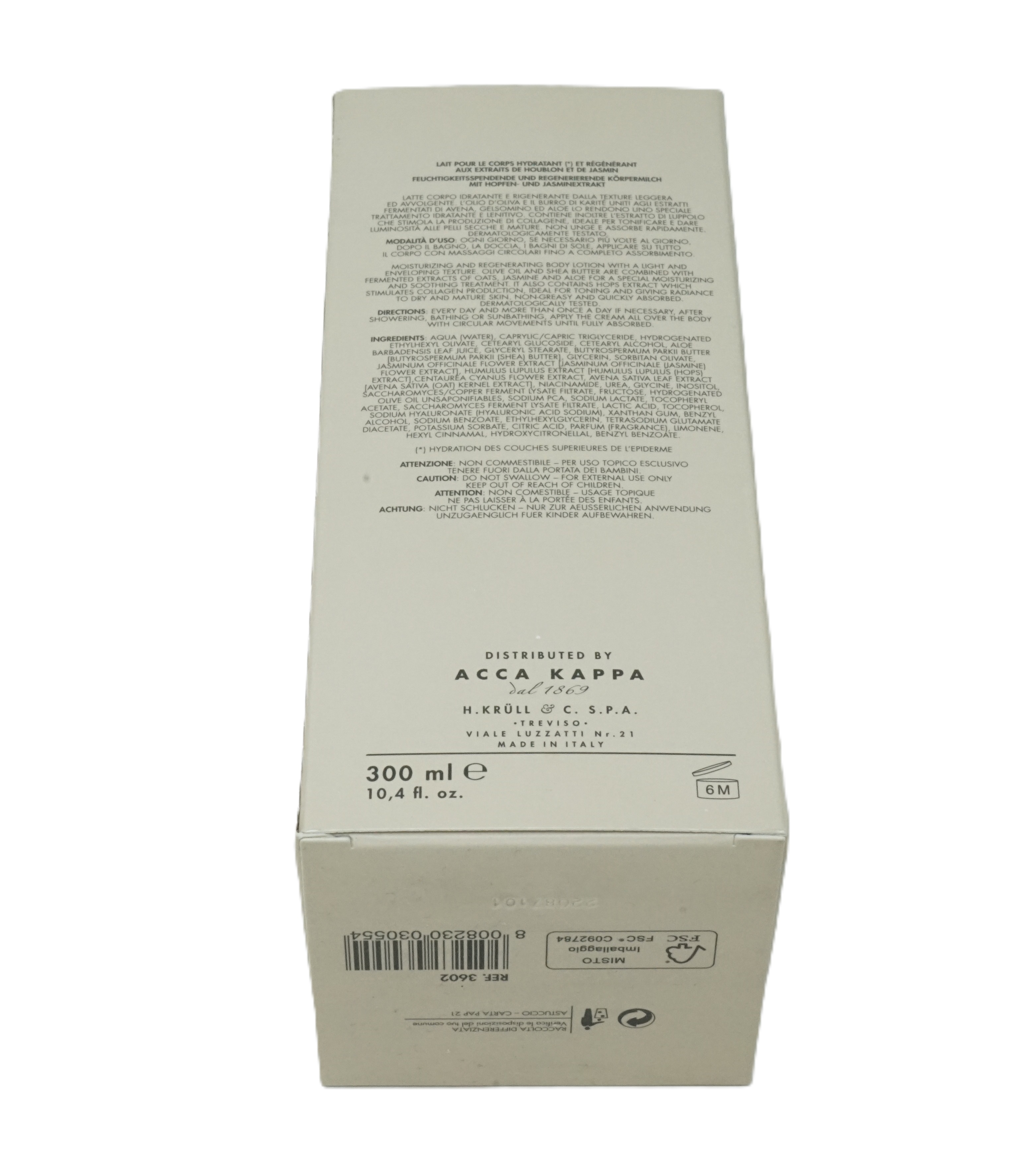 Acca Kappa Jasmine & Water Lily Body Lotion 300 ml