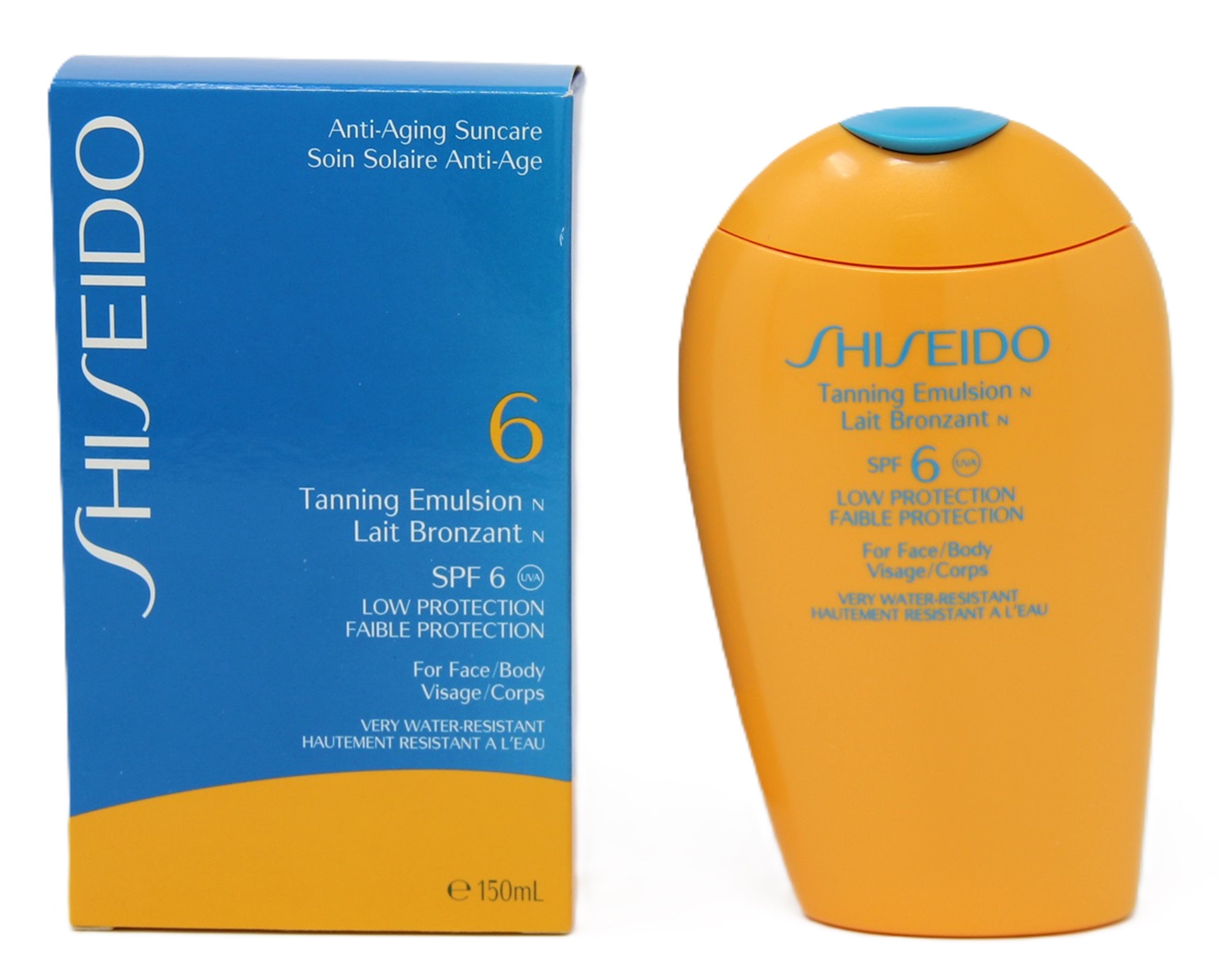 Shiseido Anti-Ageing Tanning Emulsion SPF 6 Sonnenschutz-Lotion 150ml
