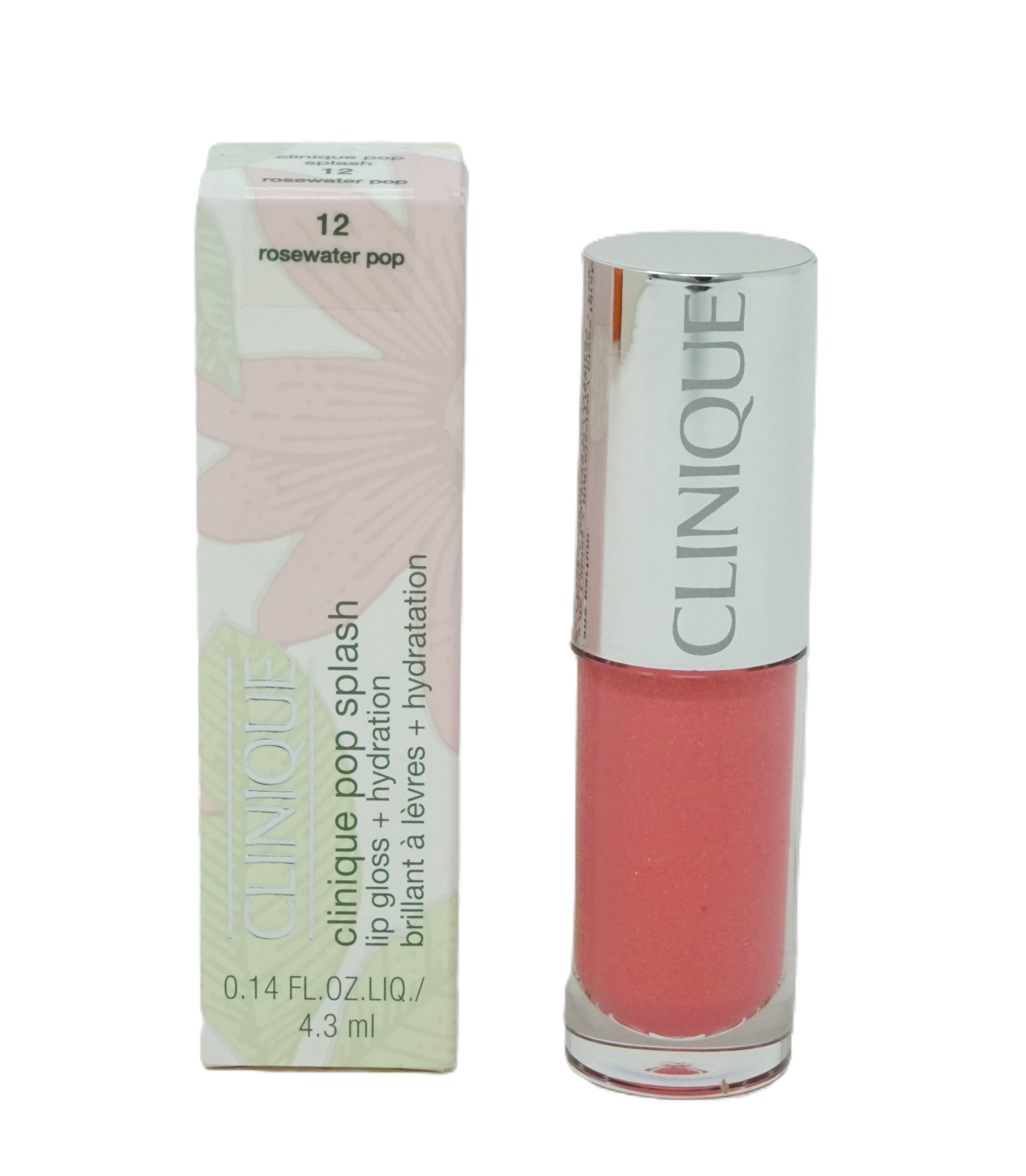 Clinique pop splash lip gloss+hydration 12 rosewater pop 4,3 ml