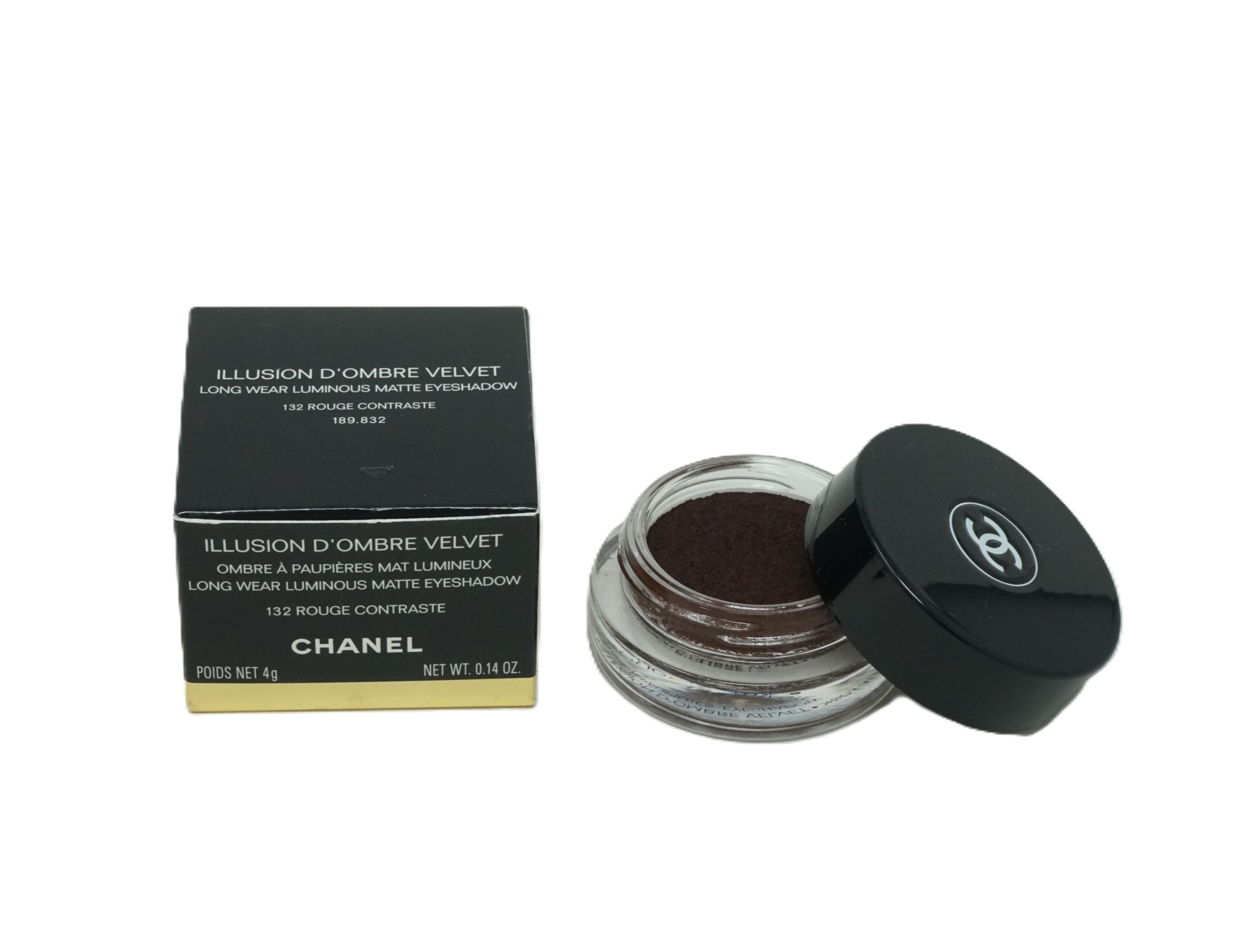 Chanel illusion d'Ombre Velvet Lidschatten 4g Rouge Contraste 132