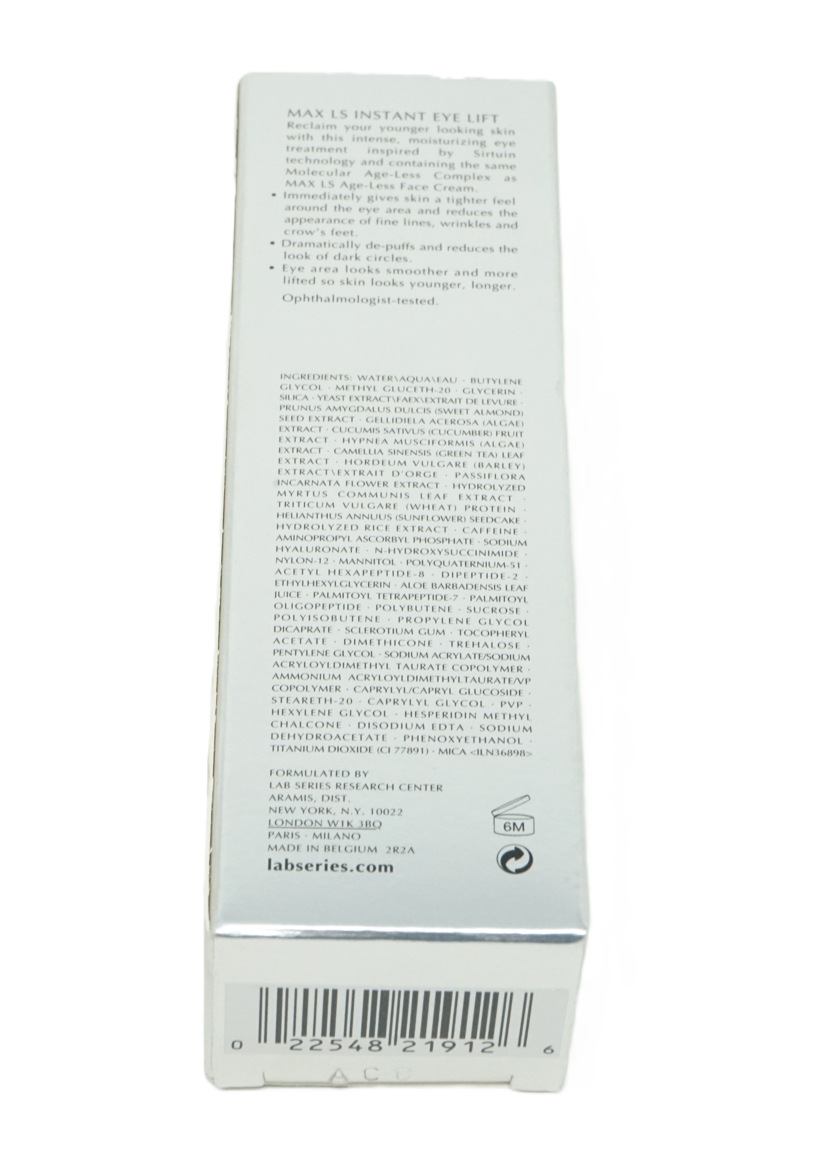 Lab Series Skincare for Men Max LS Instant Eye Lift Gel Augenlifting Gel 15ml