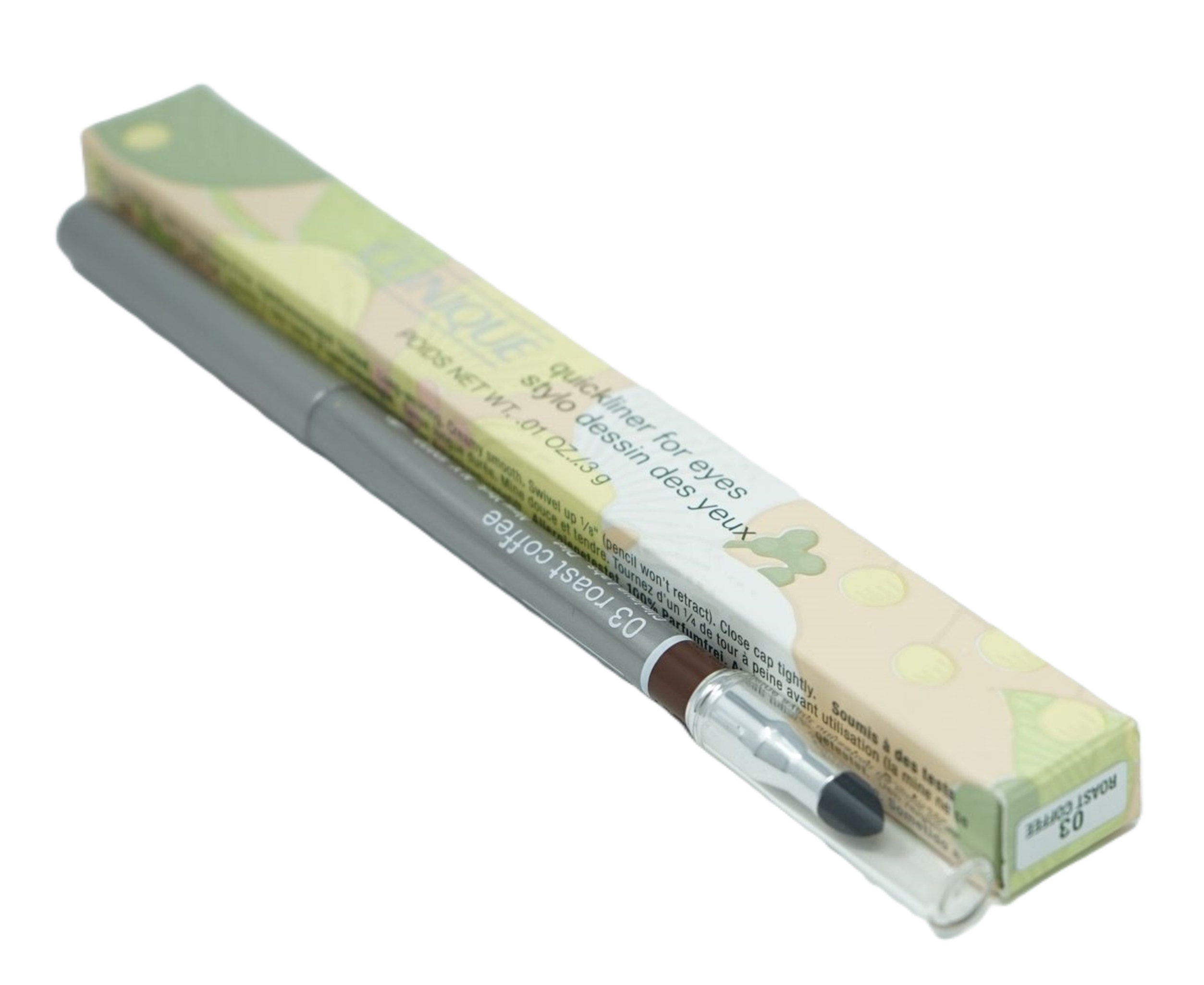 Clinique Quickliner For Eyes stylo 3g Augenkorrekturen stift 03 roast coffee