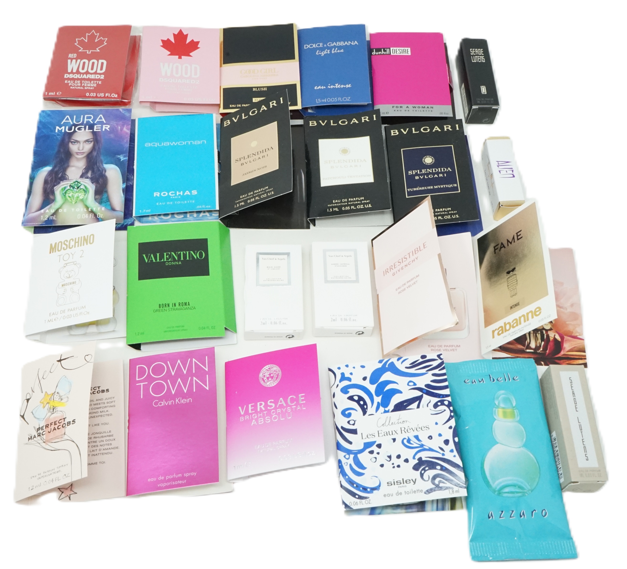 24 Parfum Proben Pour Femme / Damen Adventskalender Verschiedene Sample