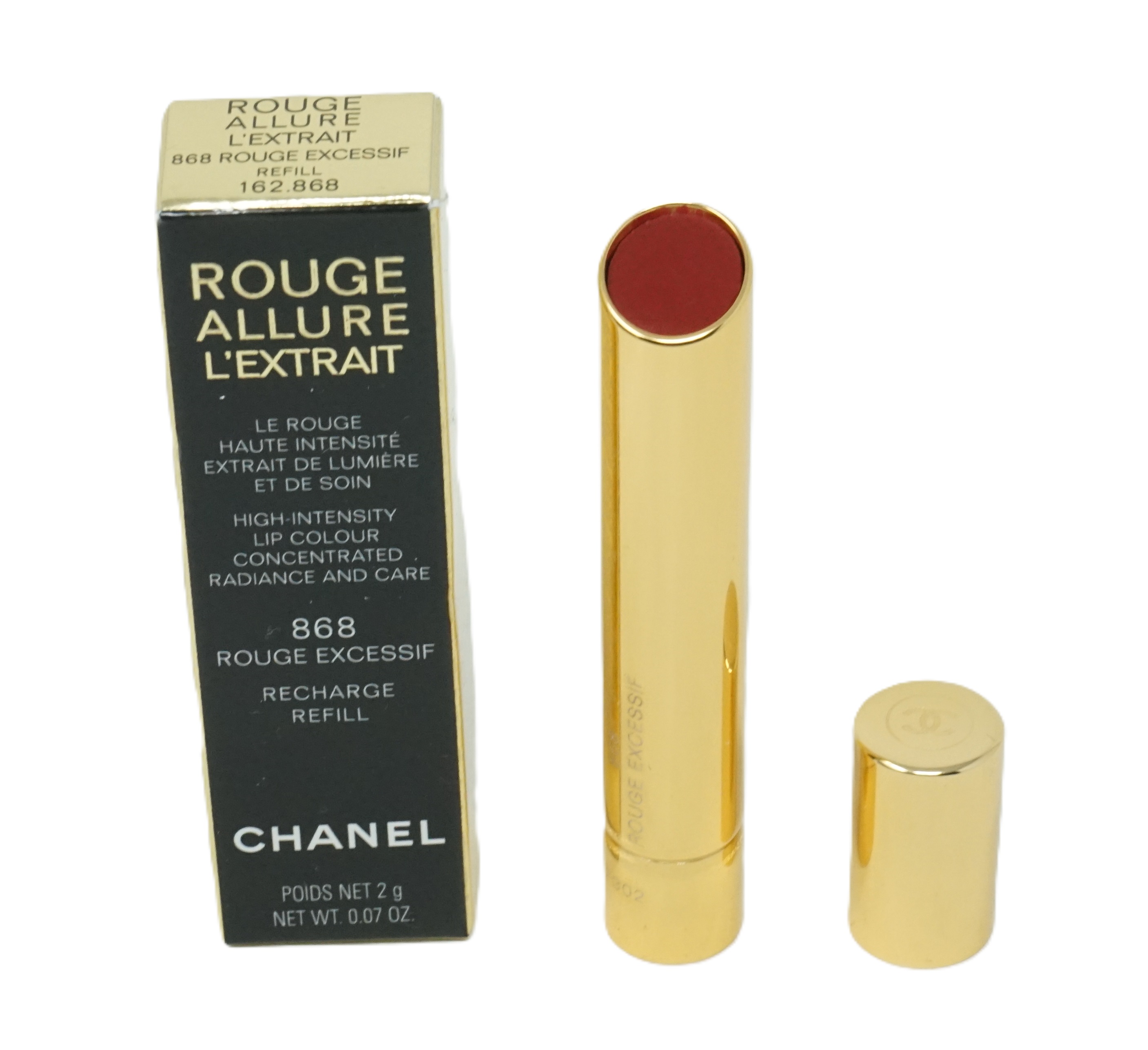 Chanel Rouge Allure L'Extrait nachfüllbare stift 868 Rouge Excessif 2g