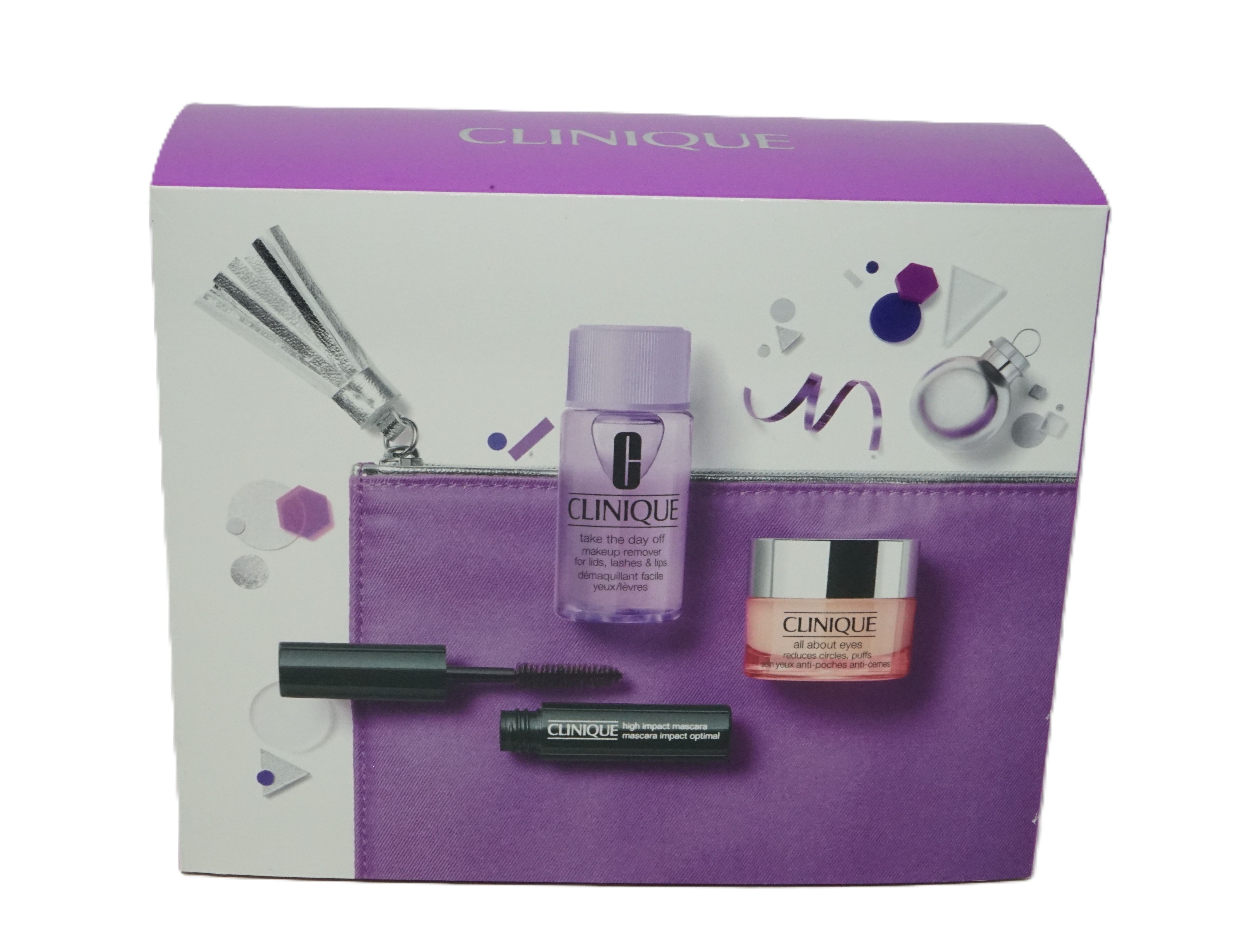 Clinique All About Eyes gel + makeup remover + Mascara