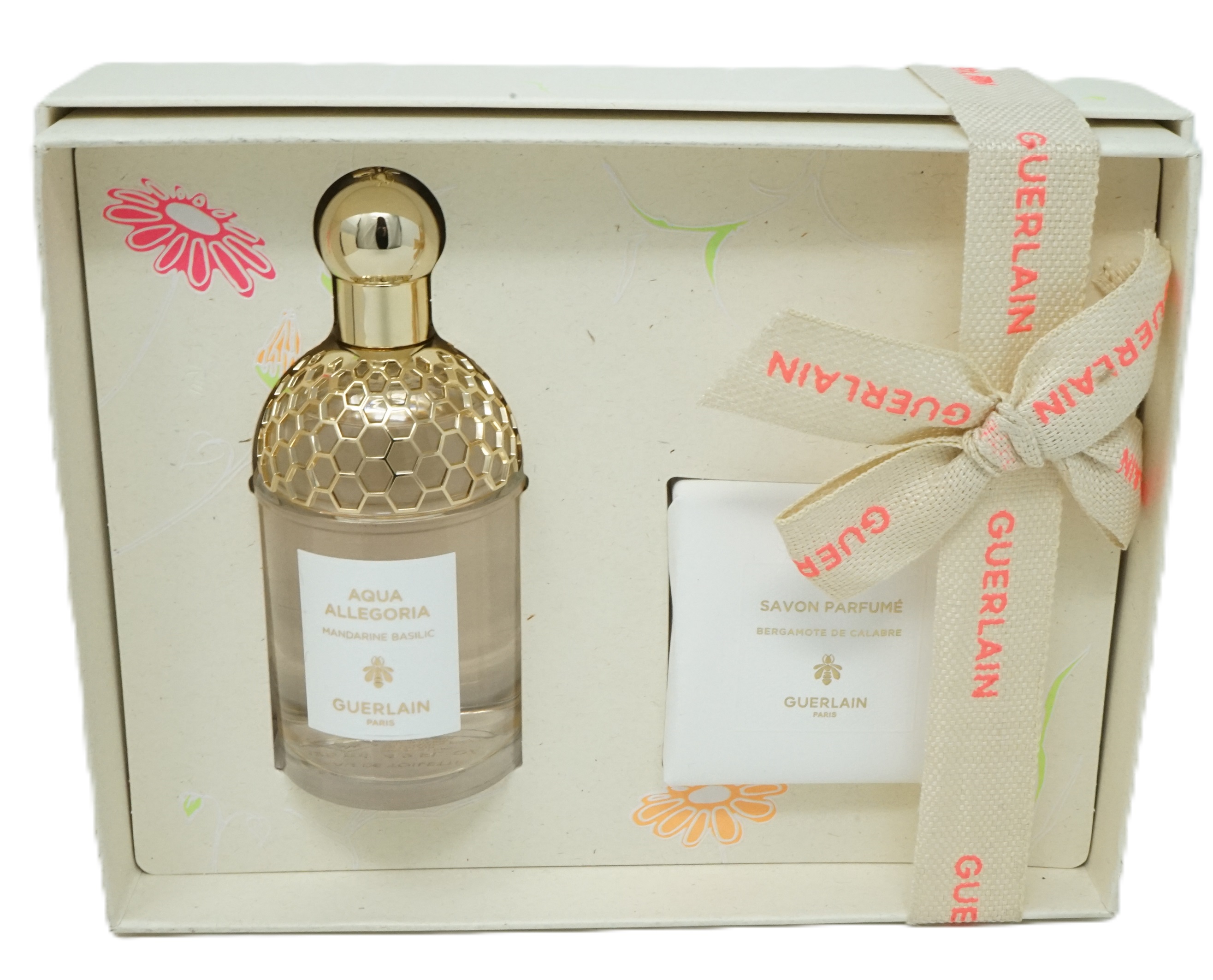 Guerlain Paris Aqua Allegoria Mandarine-Basilic Eau de Toilette 125ml+perfumed soap