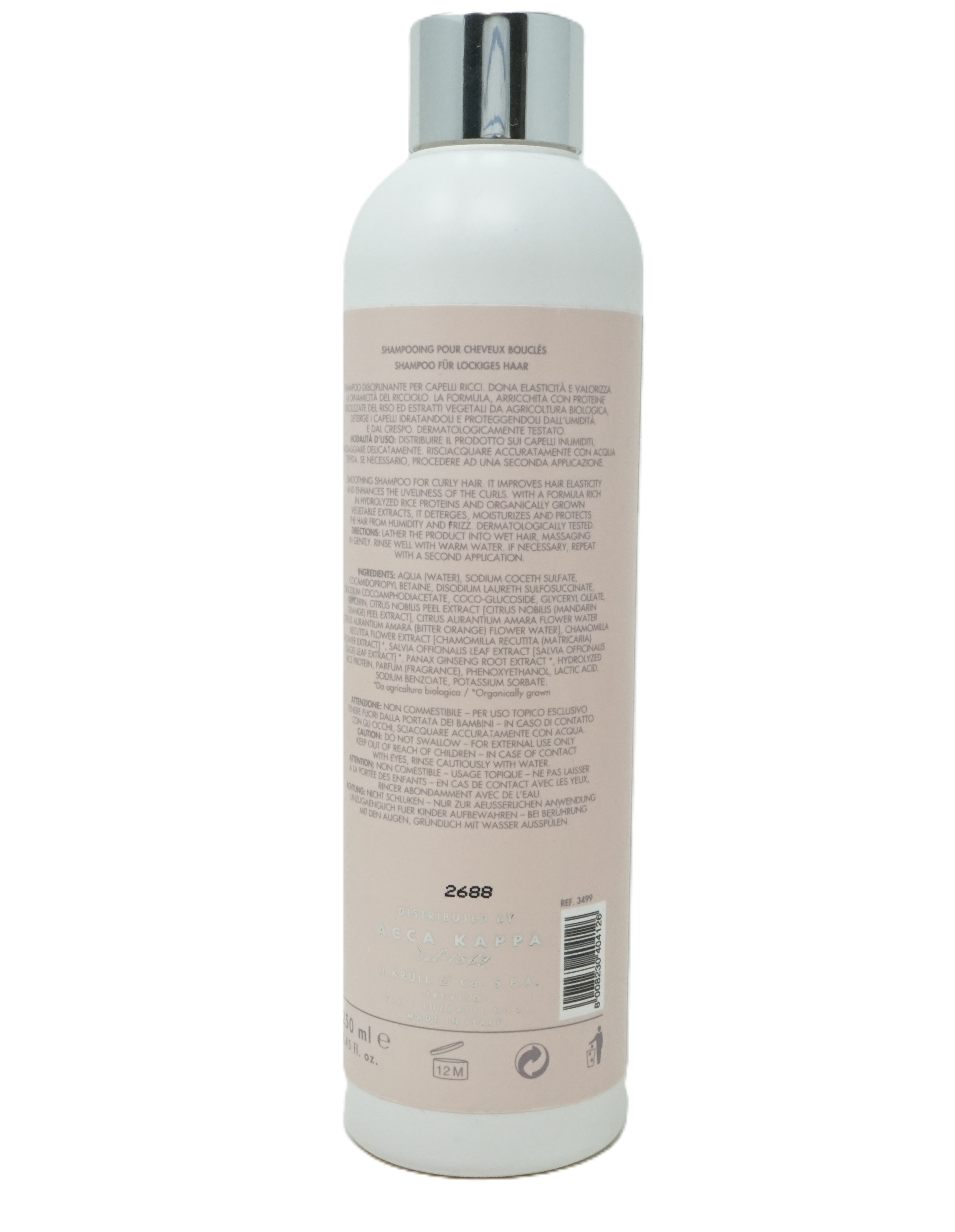 Acca Kappa Shampoo curly hair natural waves 250 ml