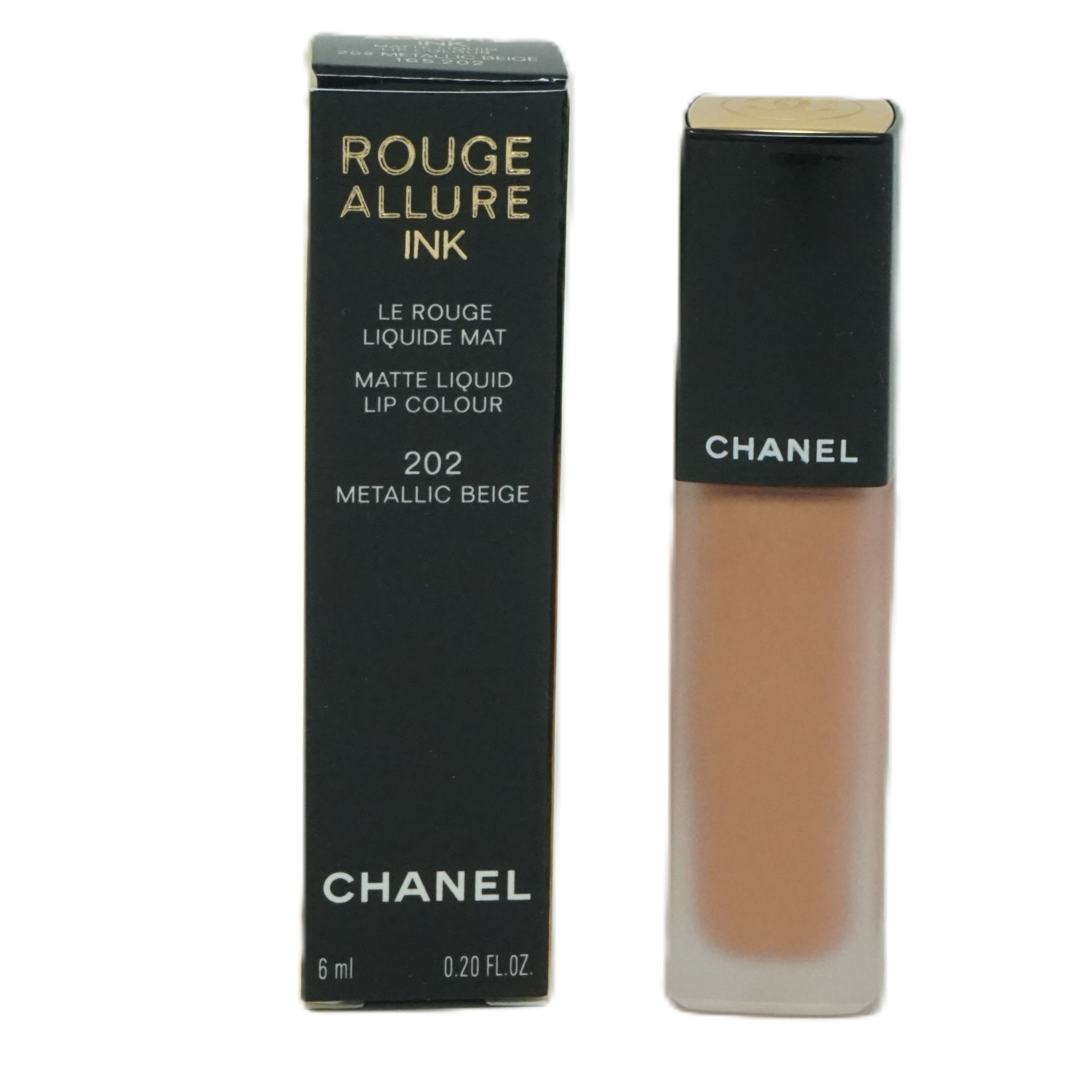 Chanel Rouge Allure Ink Lippenstift 6ml Metallic Beige 202