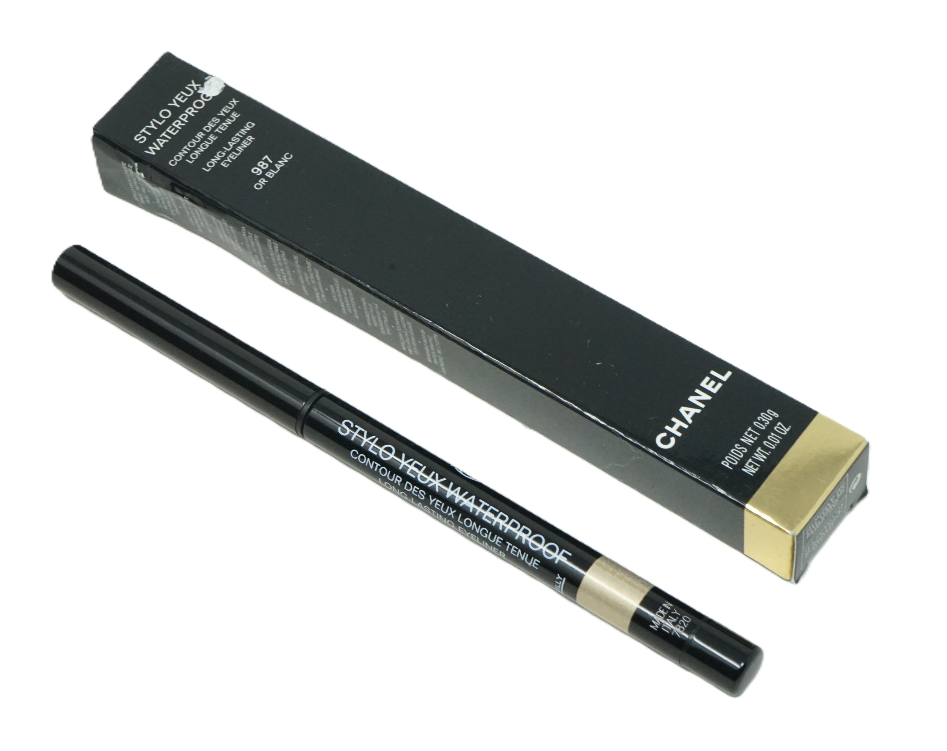 Chanel Stylo Yeux Wasserfestes Eyeliner 0,3g Or Blanc 987