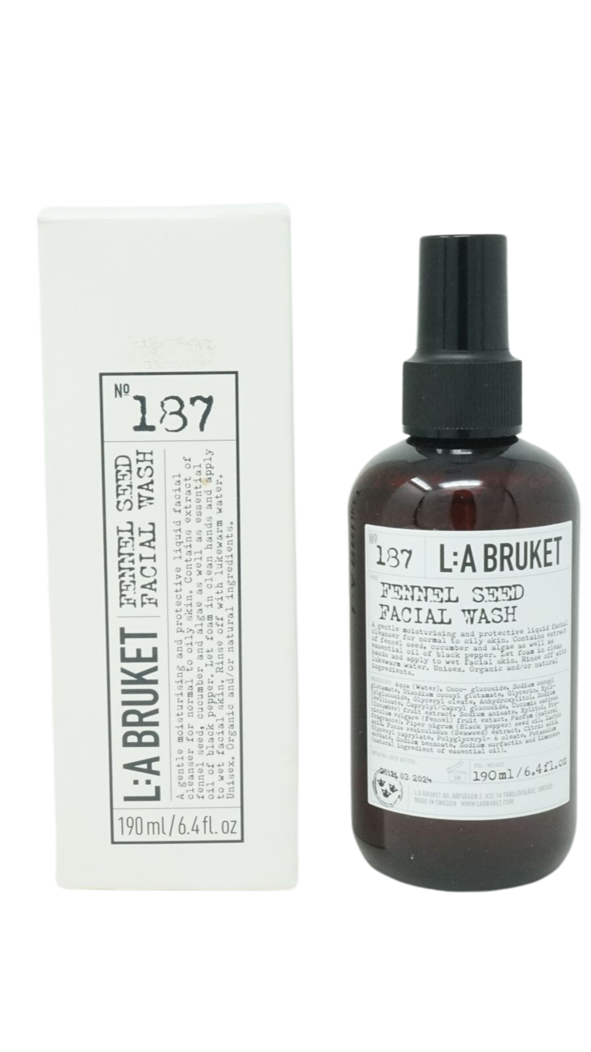 La Bruket No 187 Facial Wash 190ml