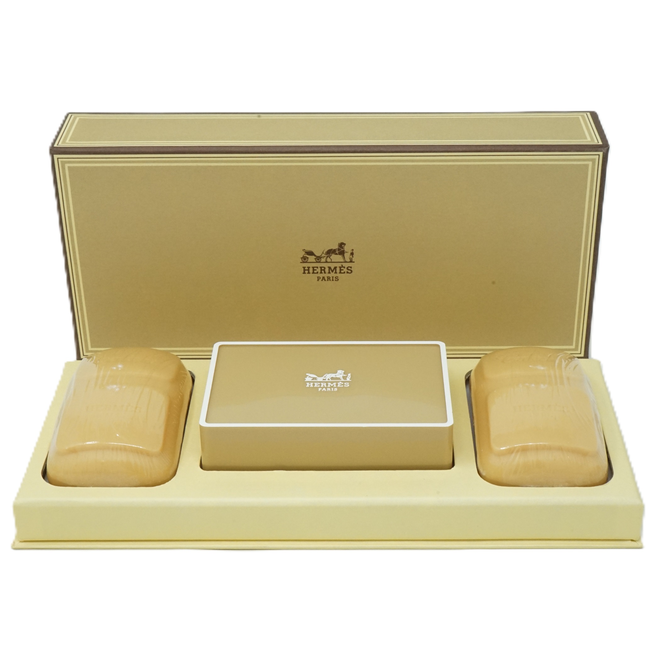 Hermes Caleche perfumed Soap Seife 3x100 g