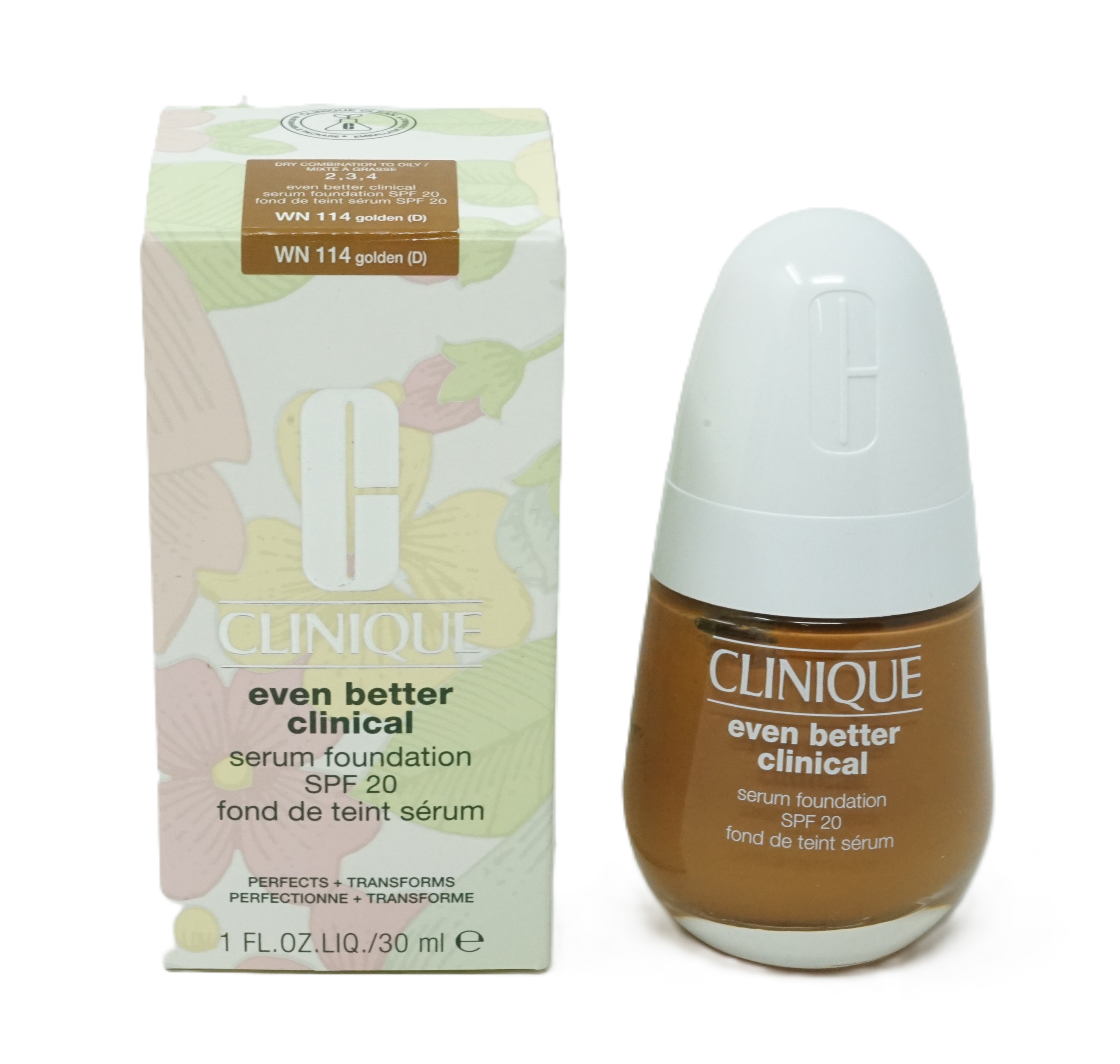 Clinique Even Better Clinical Serum Foundation SPF20 WN 114 Golden 30ml