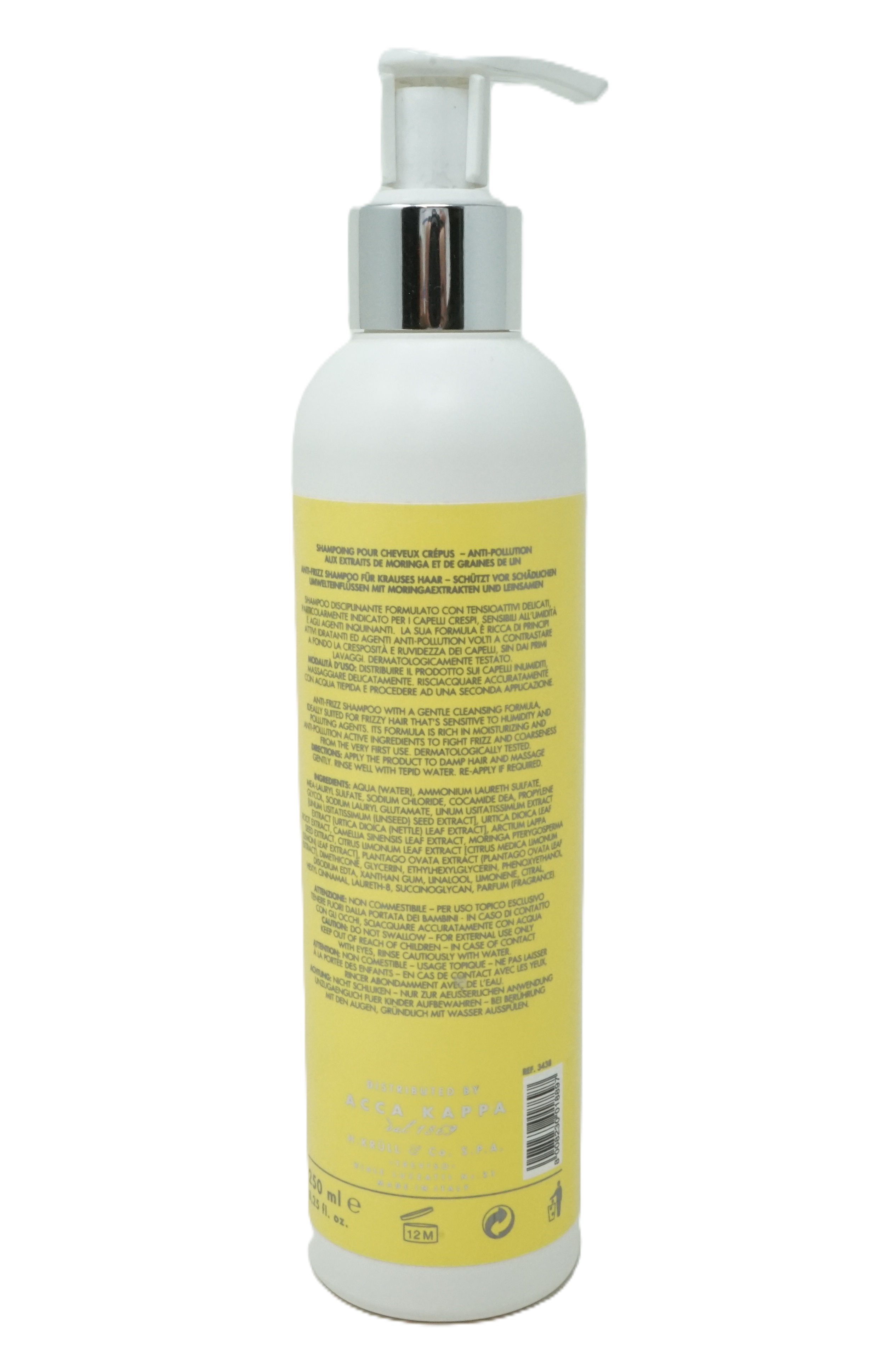 Acca Kappa Shampoo anti-pollution frizzy hair 250 ml