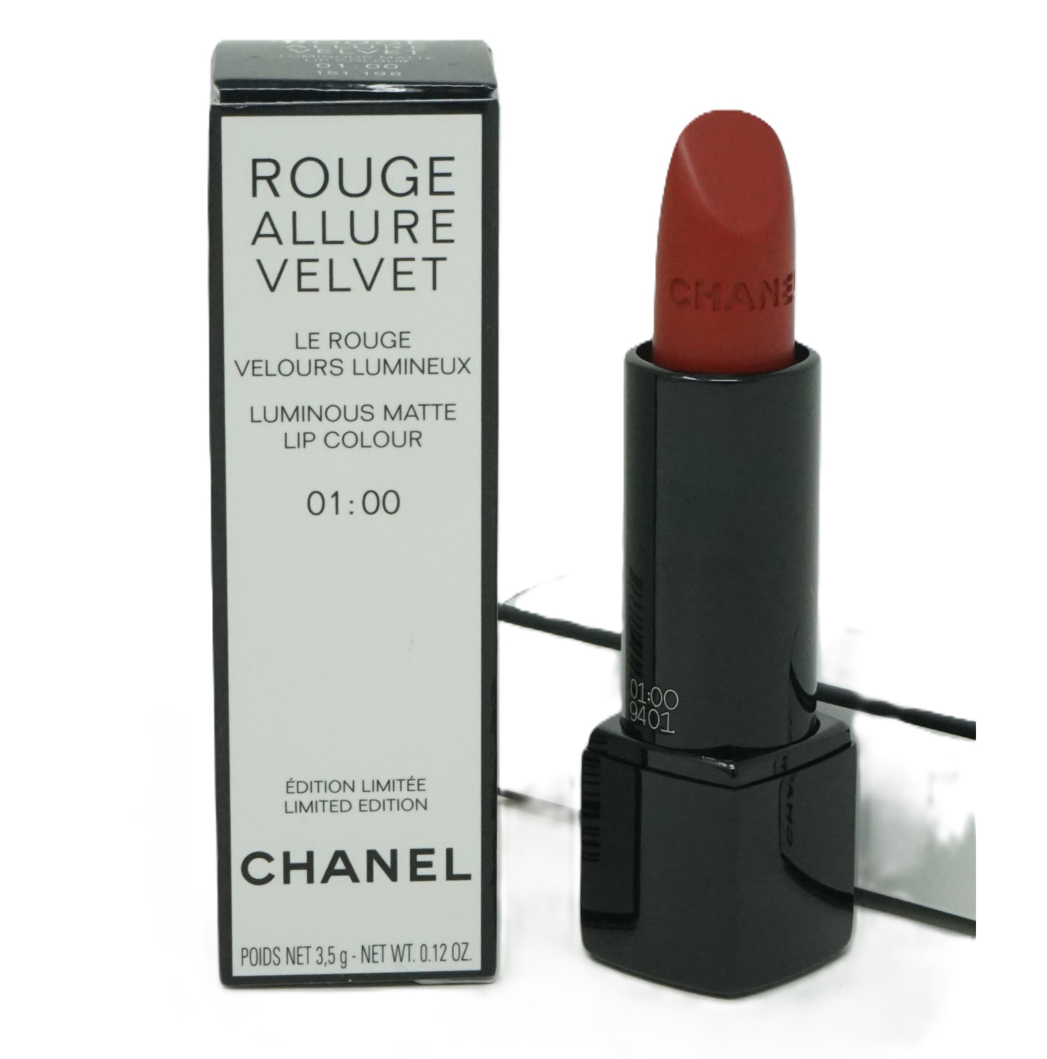 Chanel Rouge Allure Velvet 3,5g Lippenstift  01:00
