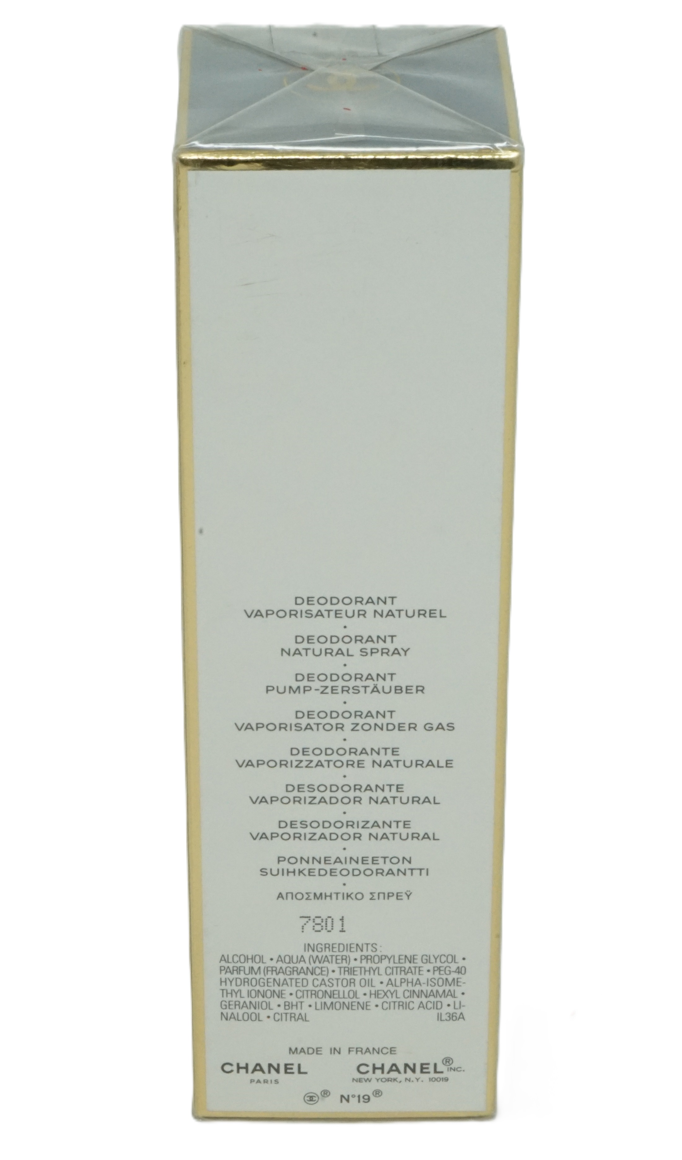 Chanel N°19 Deodorant Spray 100ml