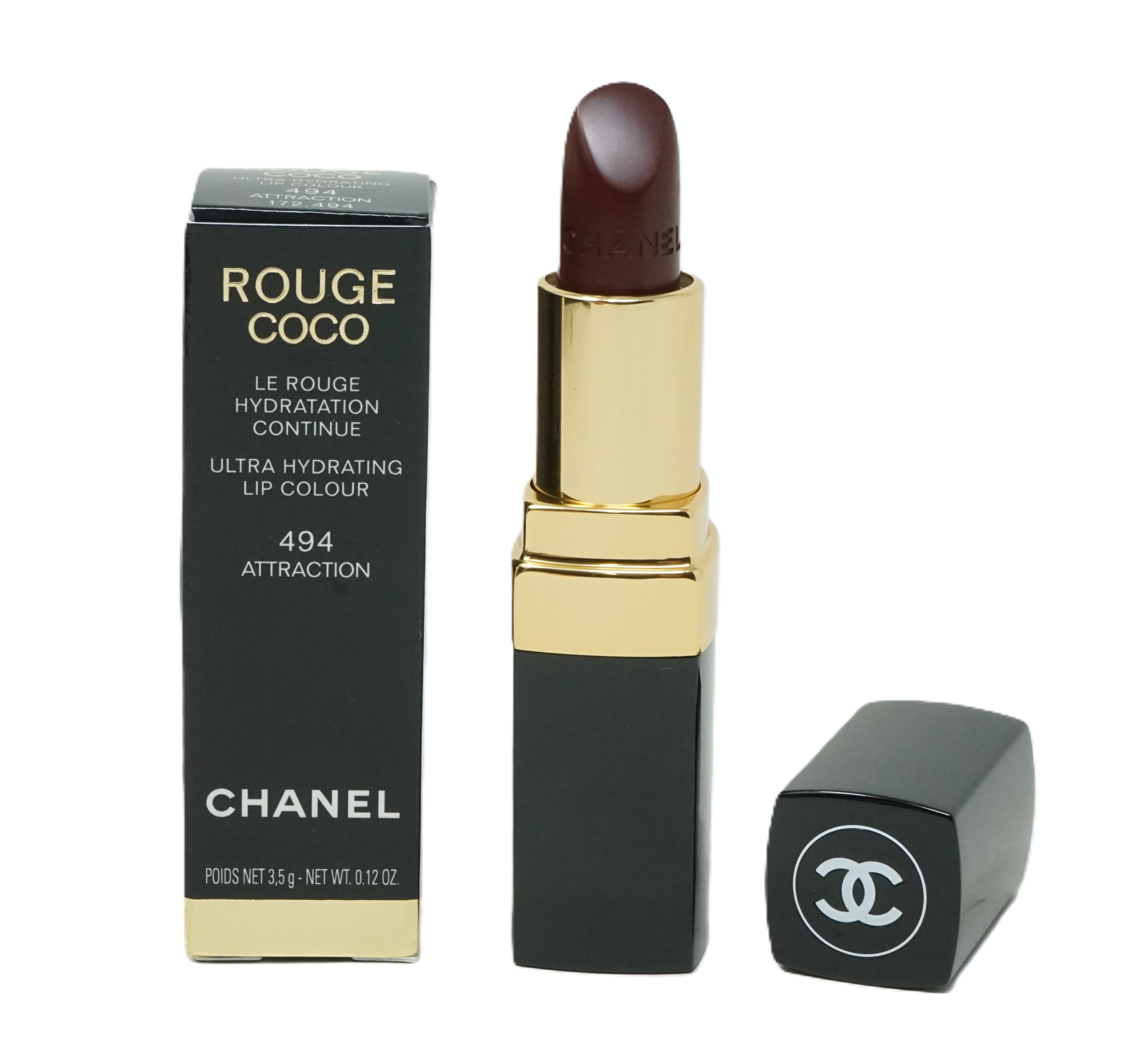 Chanel Rouge Coco Le Rouge Lippenstift 494 Attraction 3,5g