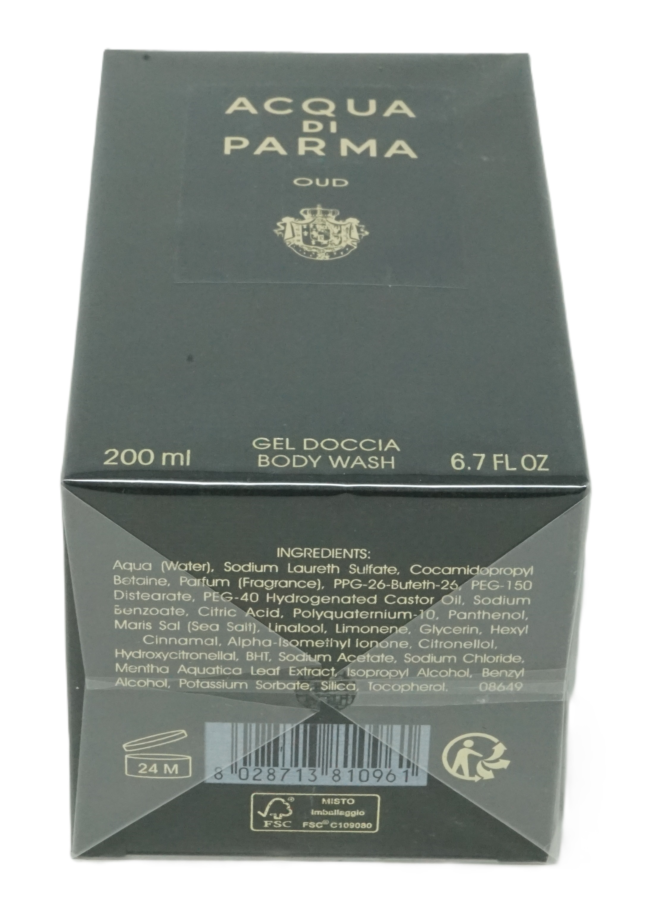 Acqua di Parma Oud Body Wash 200ml