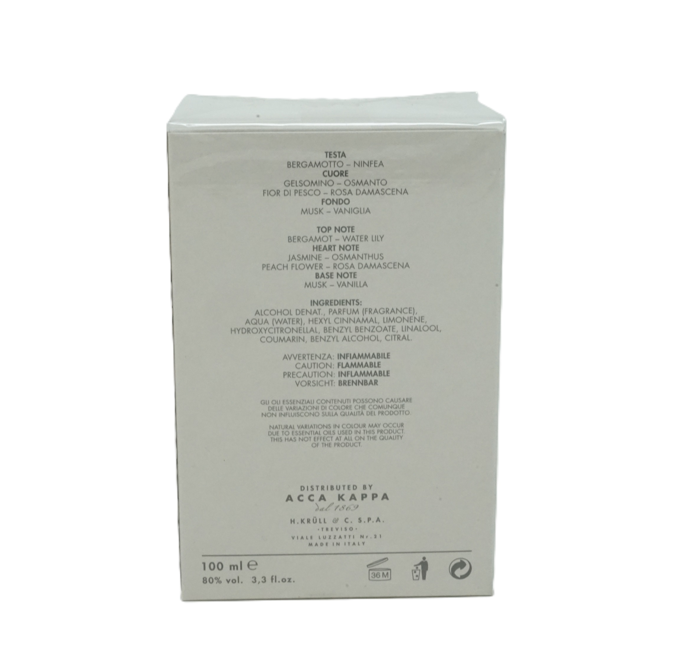 Acca Kappa Jasmine & Water Lily Eau de Parfum 100 ml