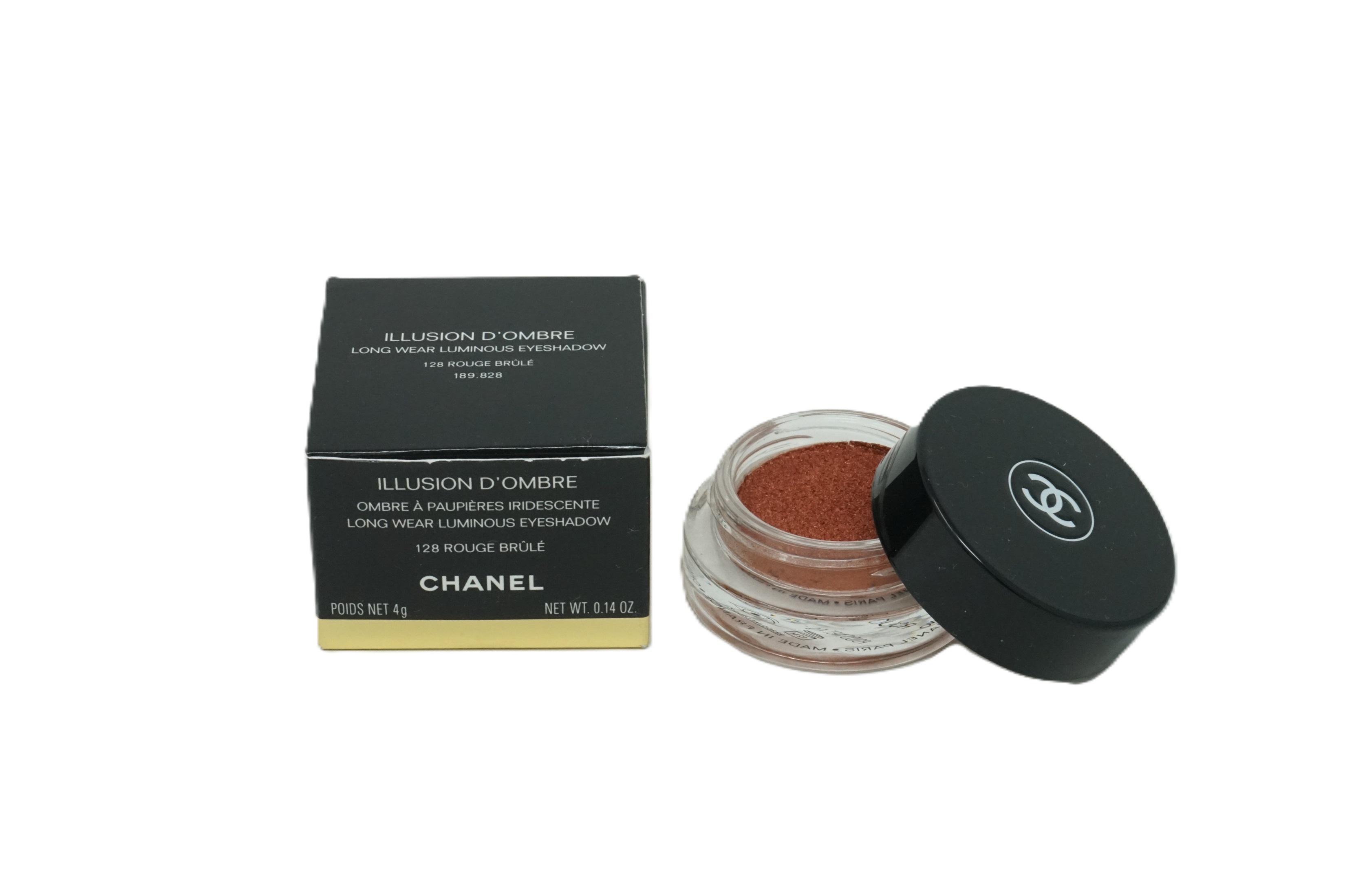 Chanel Illusion D'Ombre luminous Eyeshadow 4g 128 Rouge Brule