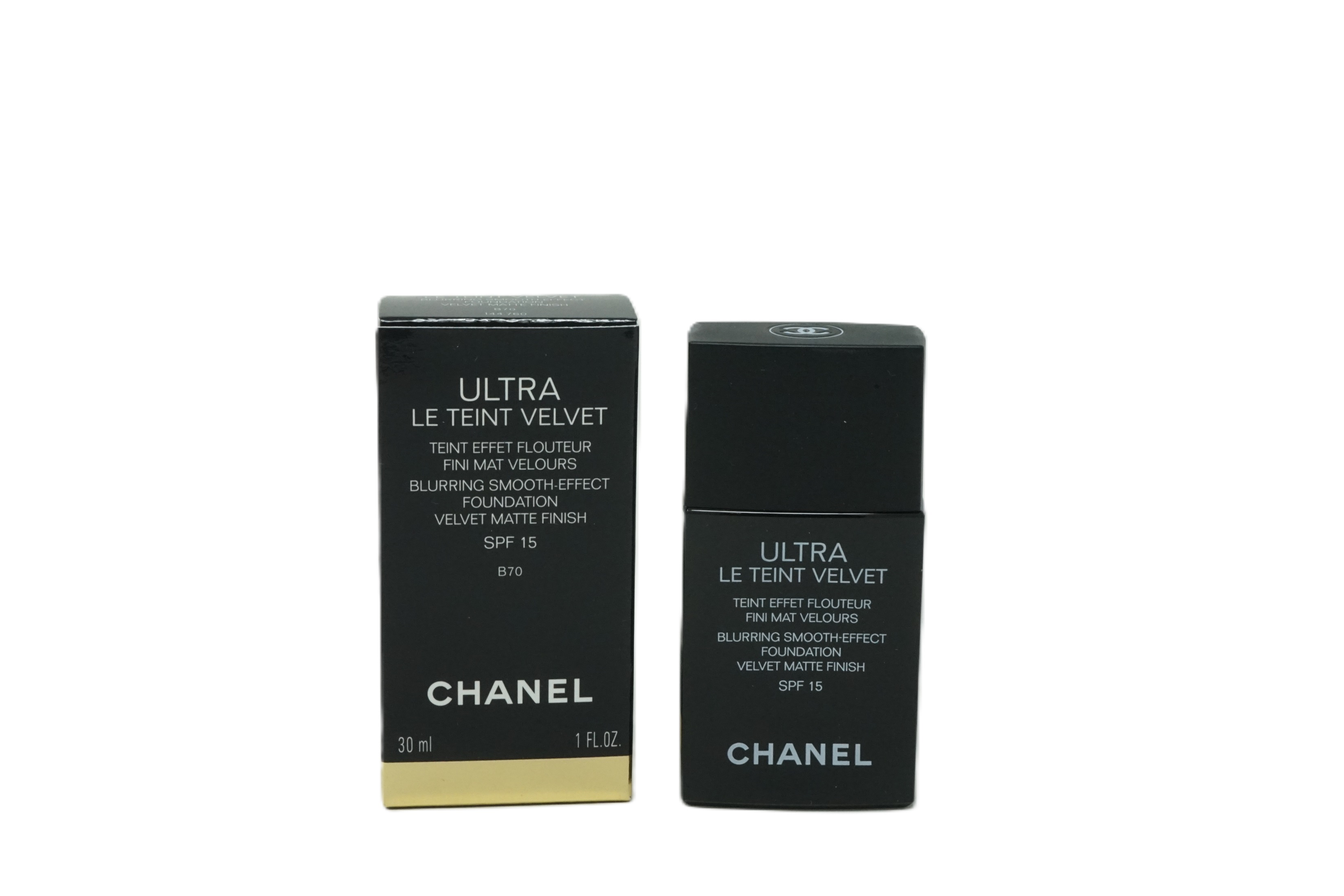 Chanel Le Teint Velvet Matte Finish Foundation 30 ml SPF 15 B70